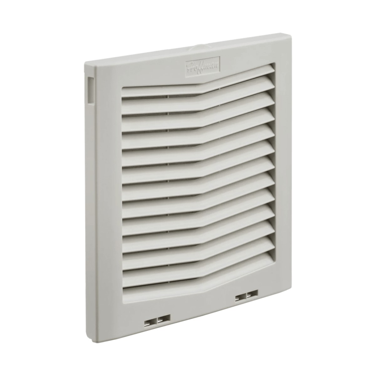 Rejilla de Escape Para Ventilador con Filtro HG, Protección IP54, Compatible con Ventiladores HF10 de 10 in, De Plástico, Color Gris Claro