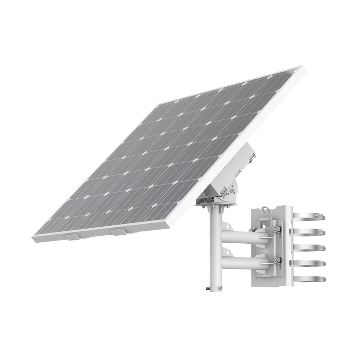 Kit Solar de alimentación / Panel Solar / Batería de Respaldo de Litio 360 Wh / 2 Salidas de 12 Vcd / Accesorios de Instalación / Uso en Exterior IP66