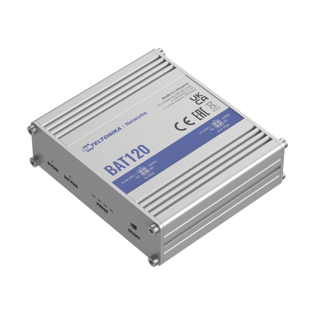 UPS industrial para (RUT2xx, RUT9xx, RUTXxx, TRBxxx) 2300 mAh 17 Wh, 12 volts de salida