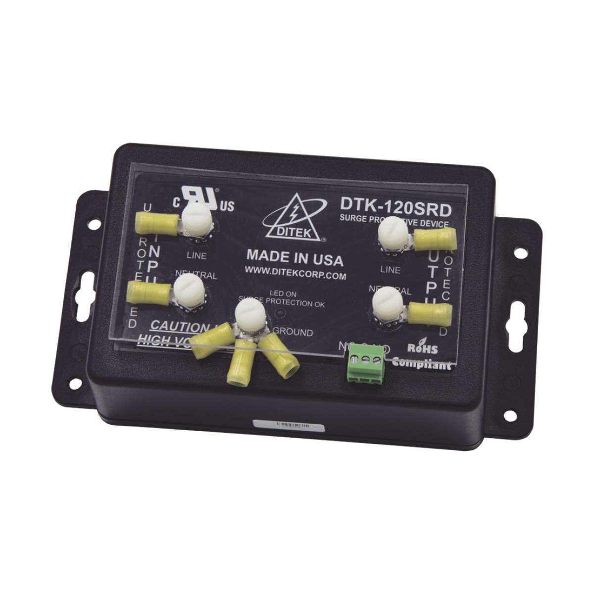 Protector 120 VCA Serie / 20 A / Contacto Seco / EMI/RFI / Paneles de Incendio y Equipo Crítico