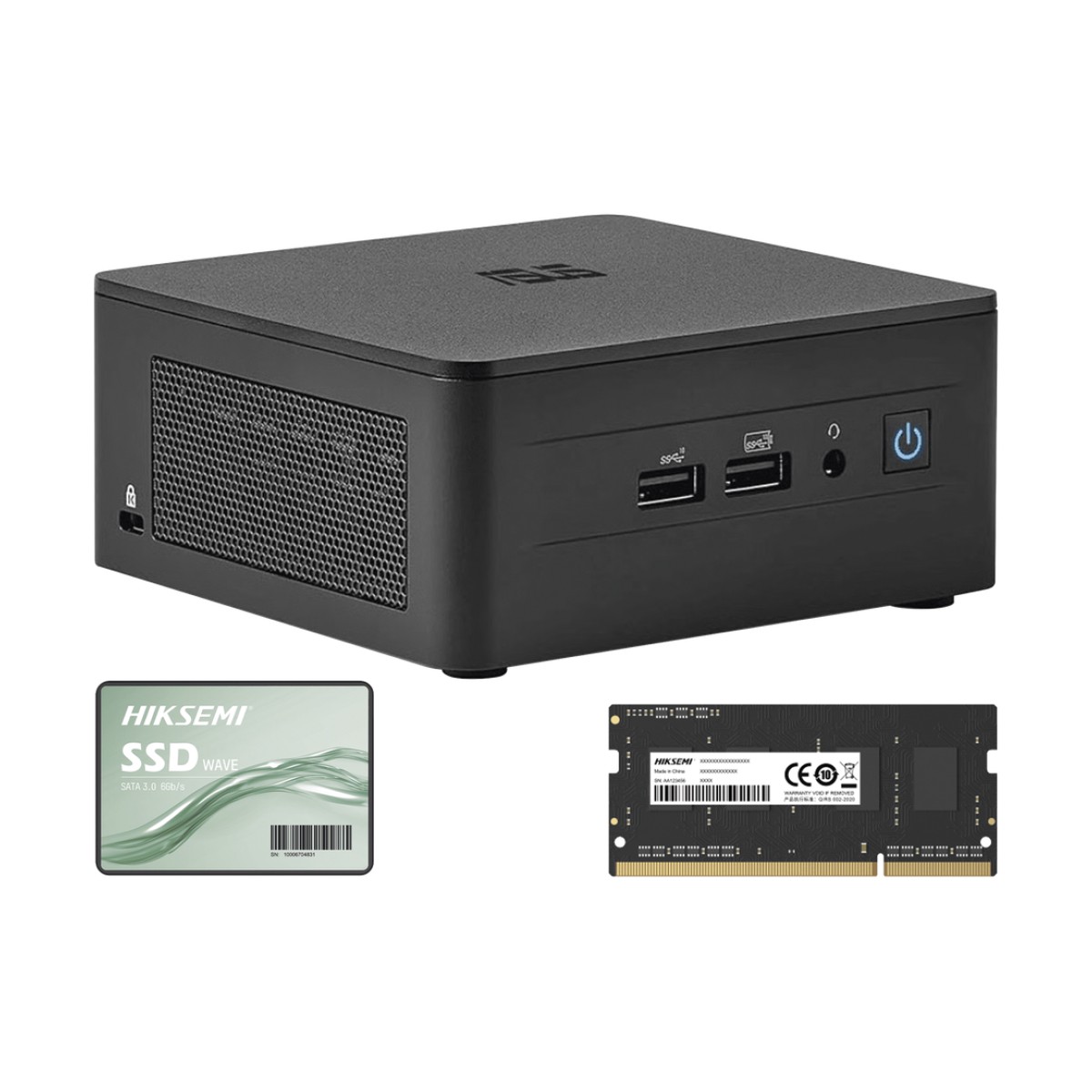 Kit / Mini PC NUC Barebone / Core I7 /bluetooth / Incluye memoria 16GB / Incluye 512 SSD / No incluye sistema operativo