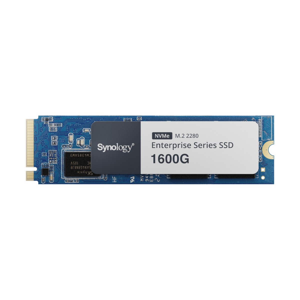 SSD NVMe M.2 Serie Enterprise | SSD 1600GB | Alto Rendimiento 660.000 IOPS Lectura | 120.000 IOPS Escritura | Hasta 2900 TBW | Protección de Datos Integral | Compatibilidad con Synology DSM.
