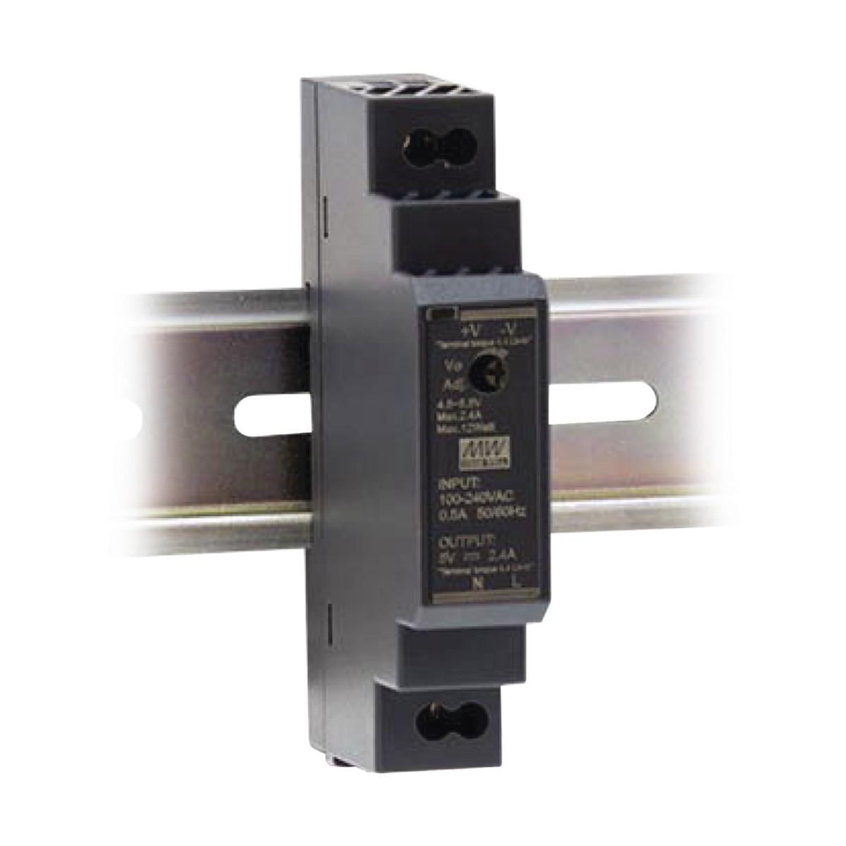Fuente de Poder Industrial Ultra Delgada Riel Din 12Vcc, 15W