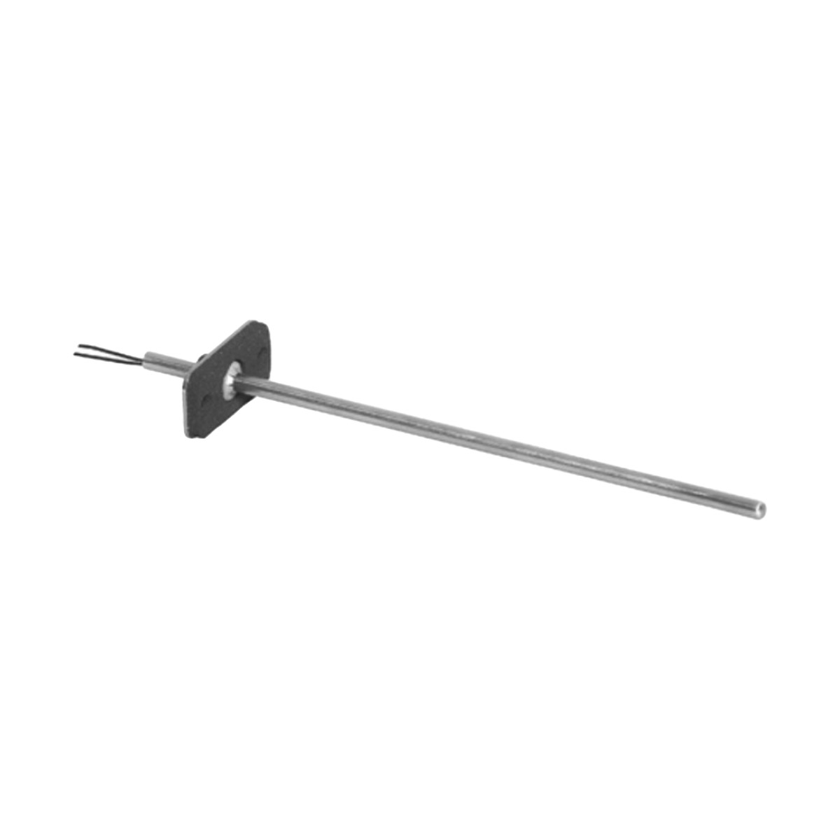 Sensor de temperatura de aire para ducto o plenum, sonda de acero inoxidable con brida, cableado de bajo voltaje a controlador