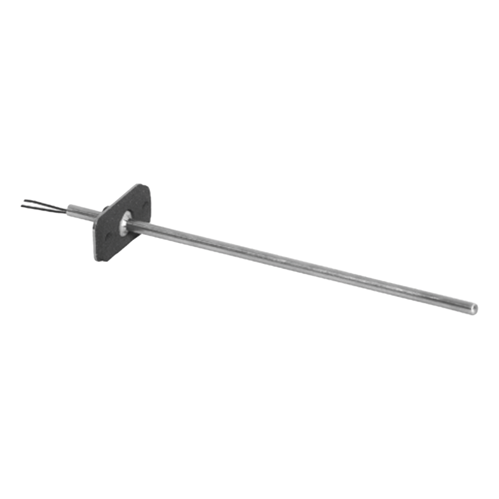 Sensor de temperatura de aire para ducto o plenum, sonda de acero inoxidable con brida, cableado de bajo voltaje a controlador