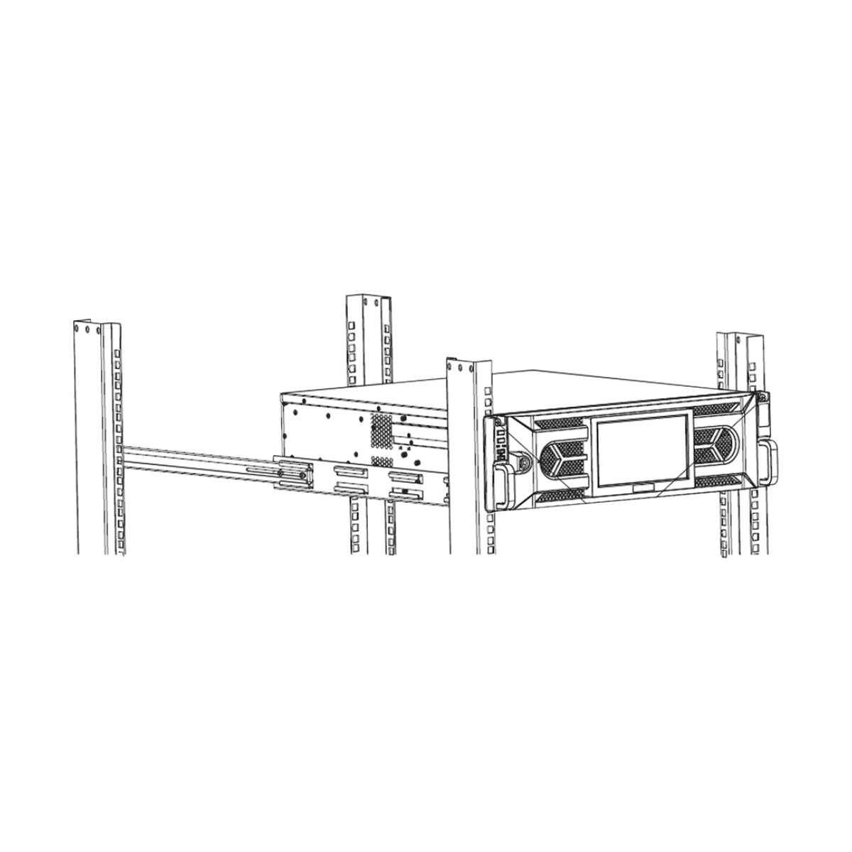 Soporte en Rack para NVR`s DS-96000NI-I / DS-96000NI-M