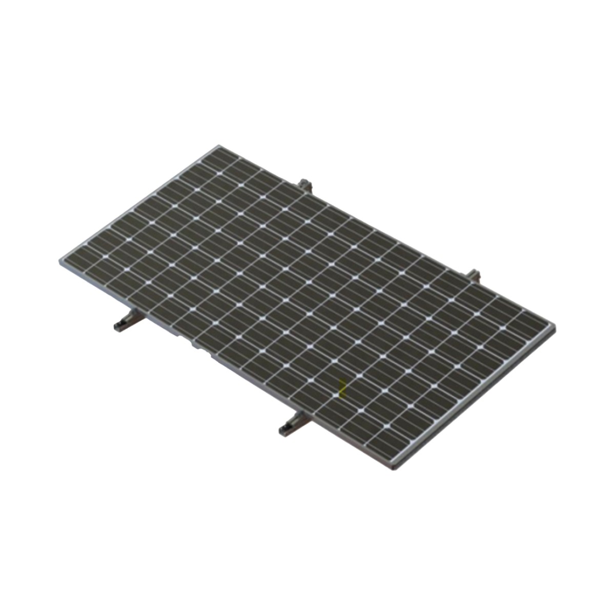 Montaje Para Piso de Concreto Para un Modulo Fotovoltaico  de 450 a 660W