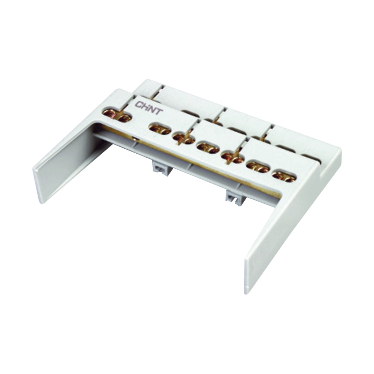 Soporte + Barra de Conexion (4 MOD) (4+2 ENTR.) IP40