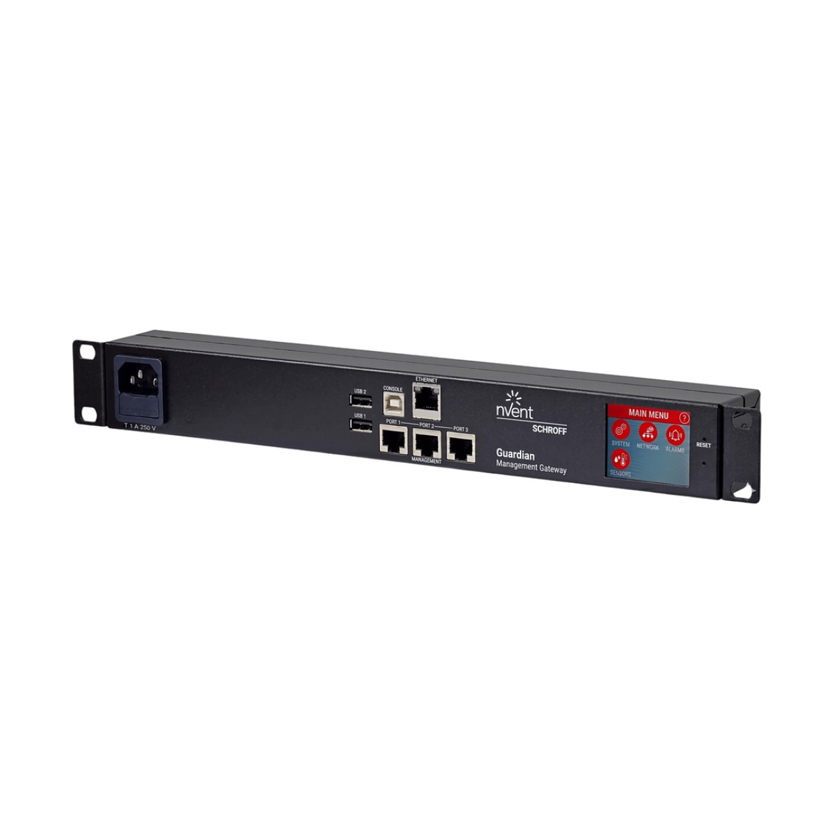 Gateway de Gestión y Monitoreo Ambiental para Data Center GUARDIAN / Plataforma de Monitoreo con 3 Puertos de Sensores y Soporte de Hasta 16 Dispositivos por Puerto / 40 m (131.2 ft) de Cable por Puerto / Interfaz Web GUI / Protocolos SNMP - SMTP -