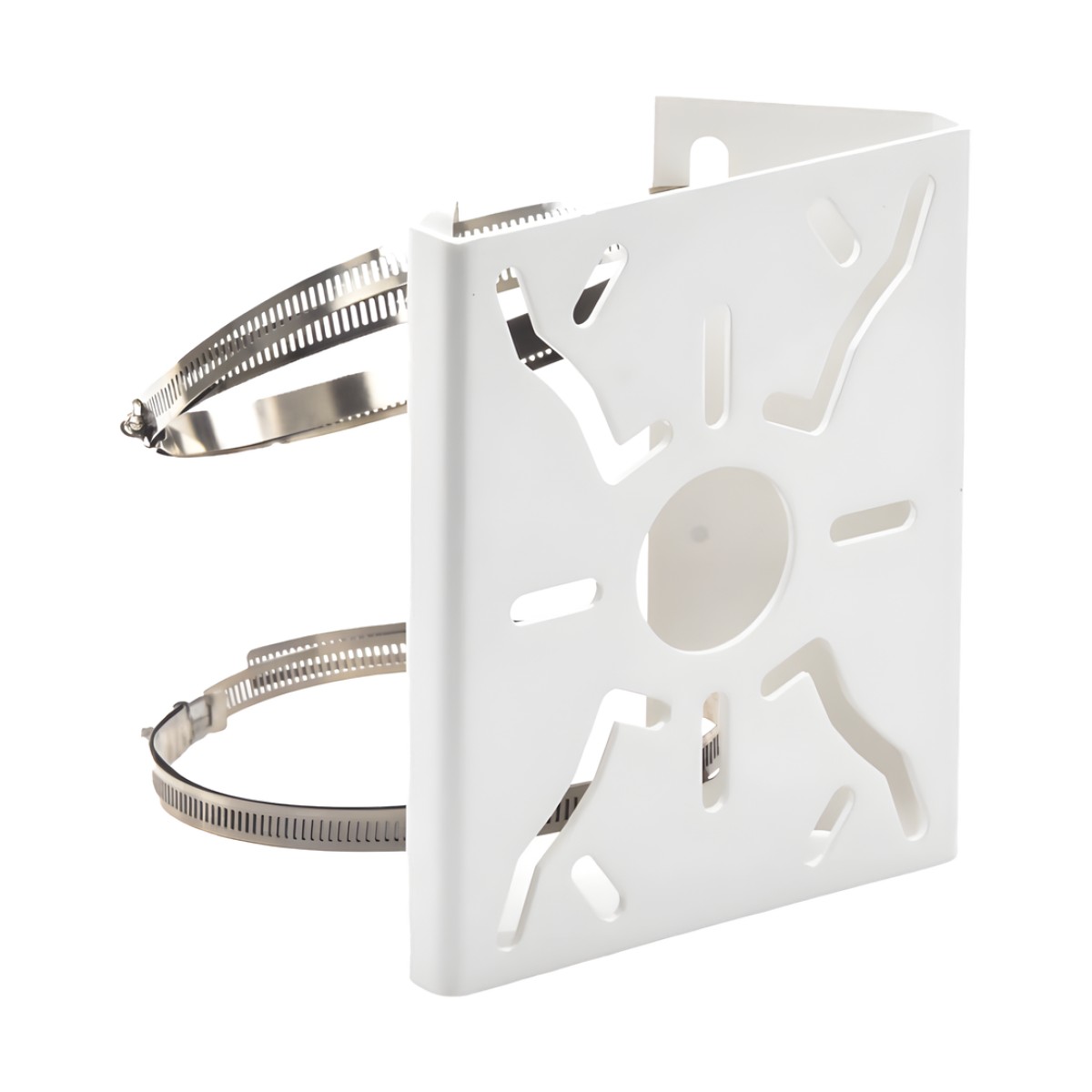 Montaje universal para instalación de cámaras en poste
