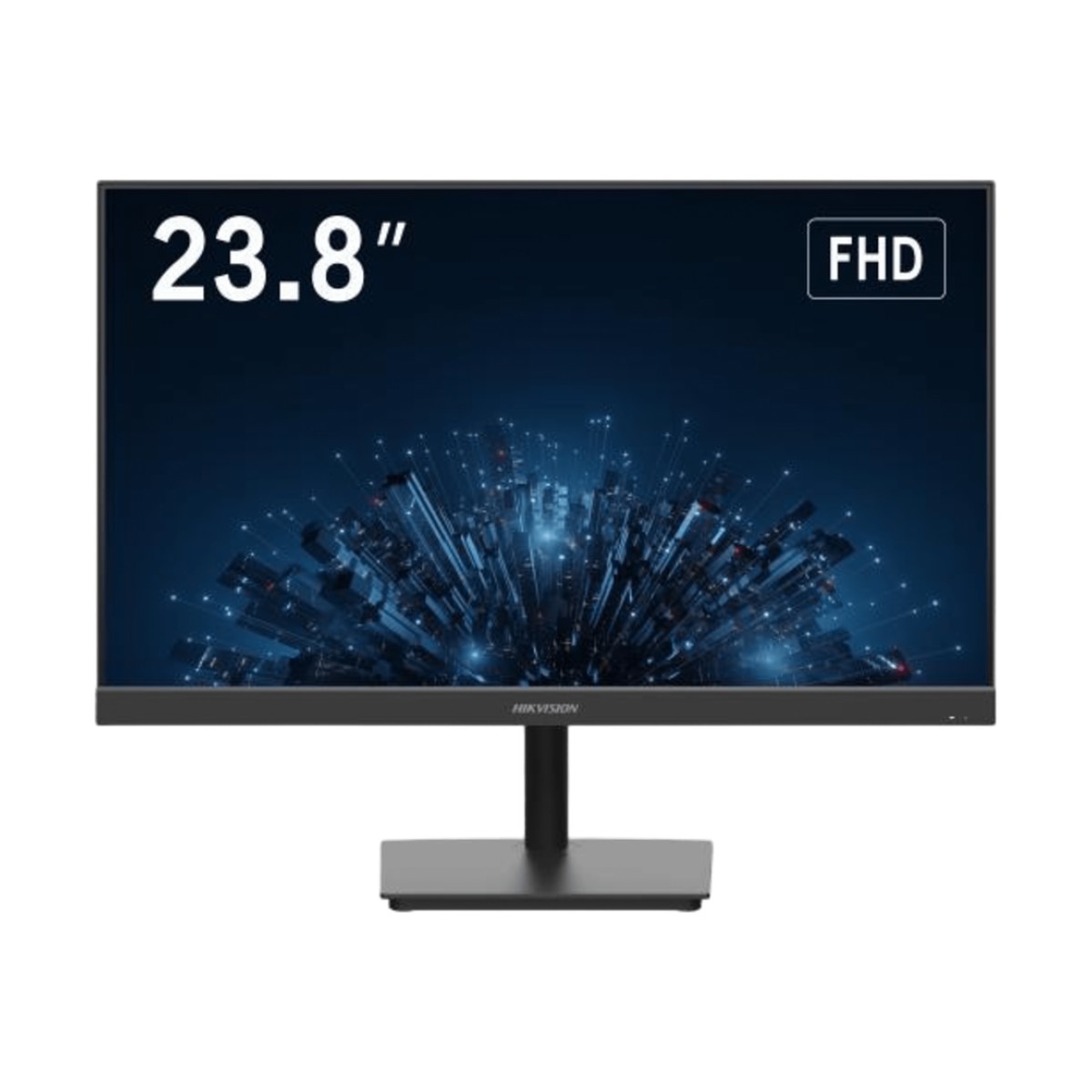 Monitor LED FullHD (1080p) de 24" / Ideal para CCTV, Oficina y Hogar / Entrada HDMI-VGA-BNC / Montaje VESA ( 75 X 75) / Uso 24/7 / Backlight E-LED / Ultra Delgado