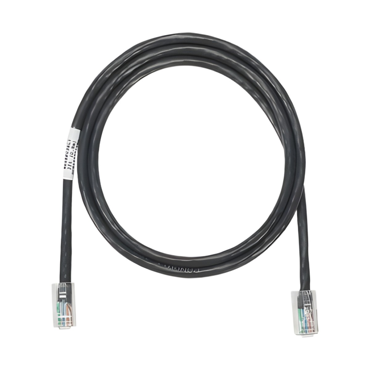 Cable de Parcheo UTP Categoría 5e, con Plug Modular en Cada Extremo - 6 Metros (19.69 Pies) - Negro