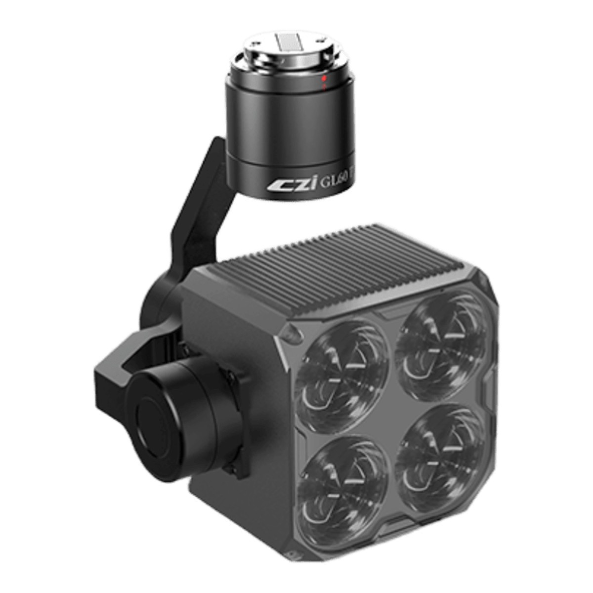 Foco Gimbal, 120W Máximo, 13400 Lúmenes, 4 Grupos Ópticos, 750g Peso, Iluminación 150m, Compatible con M300/M350/M400