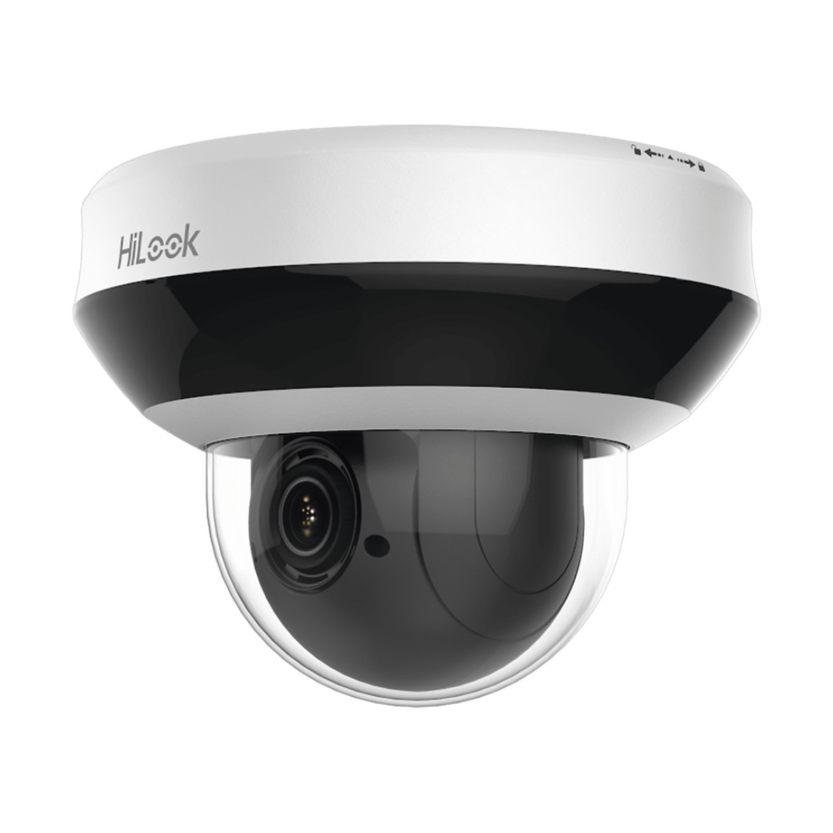 Mini PTZ IP 4 Megapixel / 4X Zoom / Audio Bidireccional / H.265+ / 20 mts IR EXIR / WDR 120 dB / PoE / IK10 / IP66 / Ultra Baja Iluminación / Micrófono Integrado / Micro SD