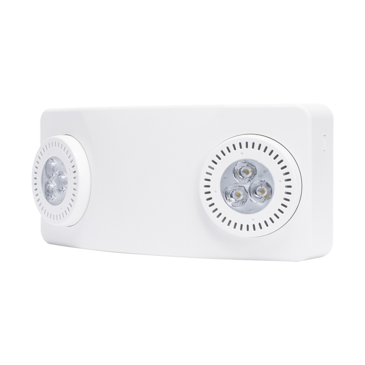 Luz de Emergencia Dual LED / 520 lúmenes / Uso Rudo / Cubierta ABS UL 5VA / Batería 9.6V 3Ah / 90 min Autonomía / Montaje Pared o Techo