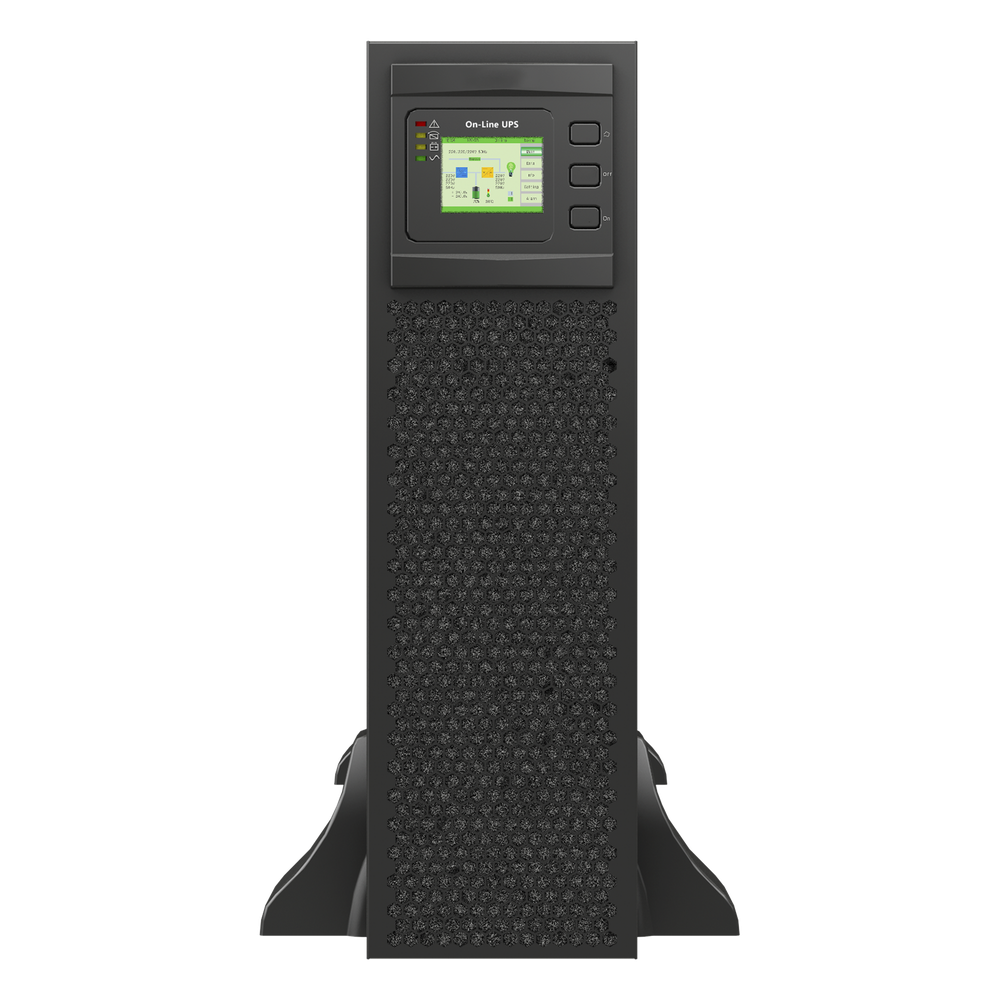 UPS de 15 KVA/15 kW, Online Doble Conversión, 120 Vac de Entrada 3 Fases, Entrada Hardwired, Onda Senoidal Pura, Torre o Rack