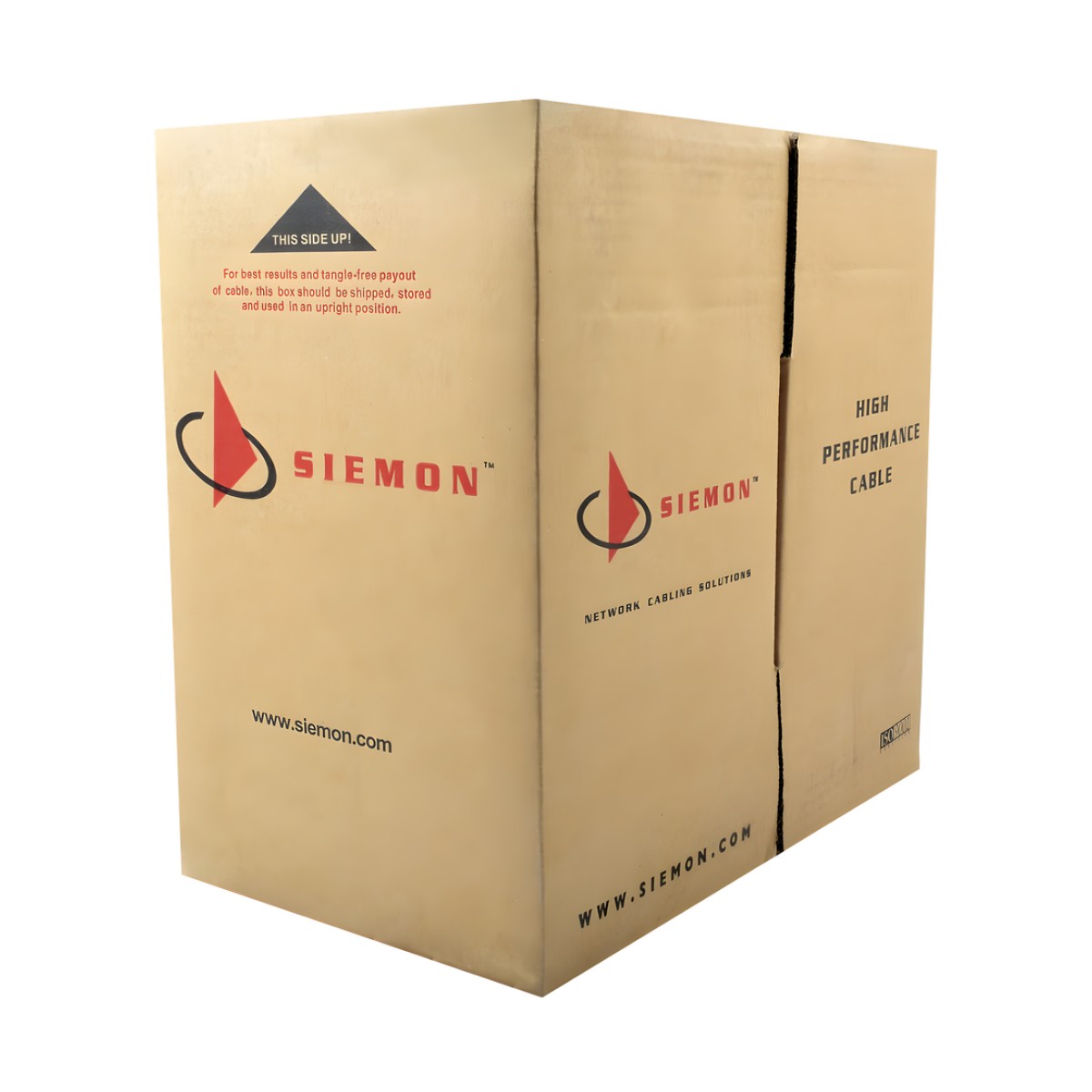 Bobina de Cable UTP Cat6, 23 AWG de 4 Pares, Alto Desempeño, PVC (CMR), 305 Metros (1000 Pies) Reelex (Color: Gris)