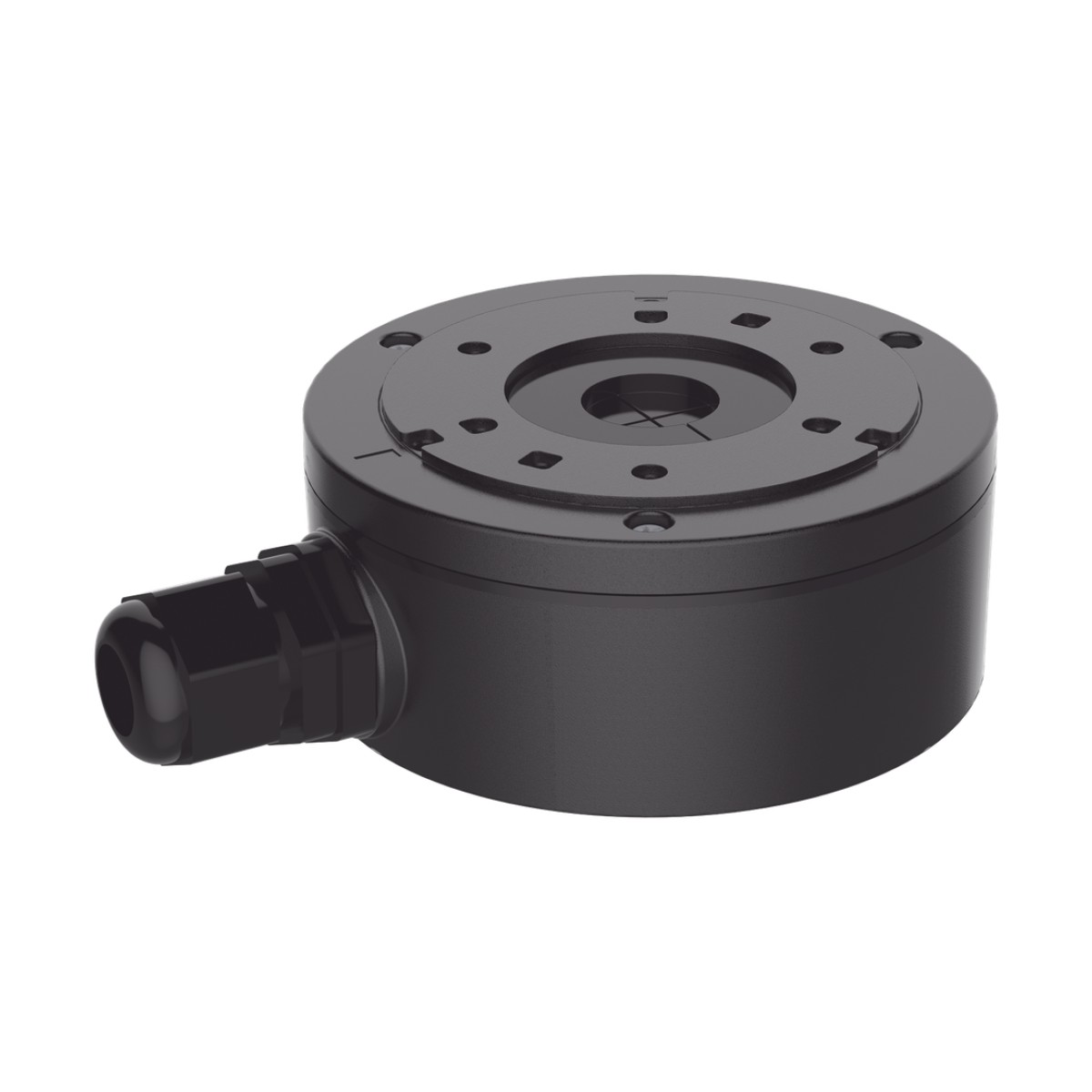 Caja de Conexión de Metal Color Negro / Exterior IP66 / Compatible con DS-2CD1043G2-LIUF/BLACK & DS-2CD2043G2-I(U)(BLACK)