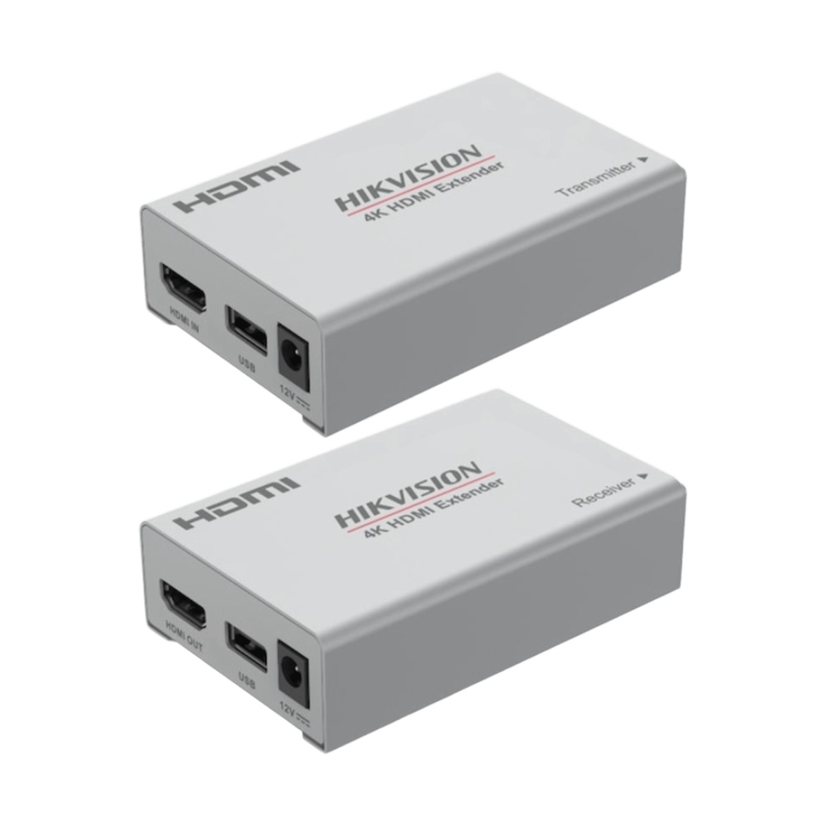 Kit Extensor de Video y Audio HDMI / 4K (3840×2160) a 60 Hz / Hasta 120 m (393.7 ft) con Cat 6 / Cero Latencia / Plug-and-Play / Transmisor y Receptor