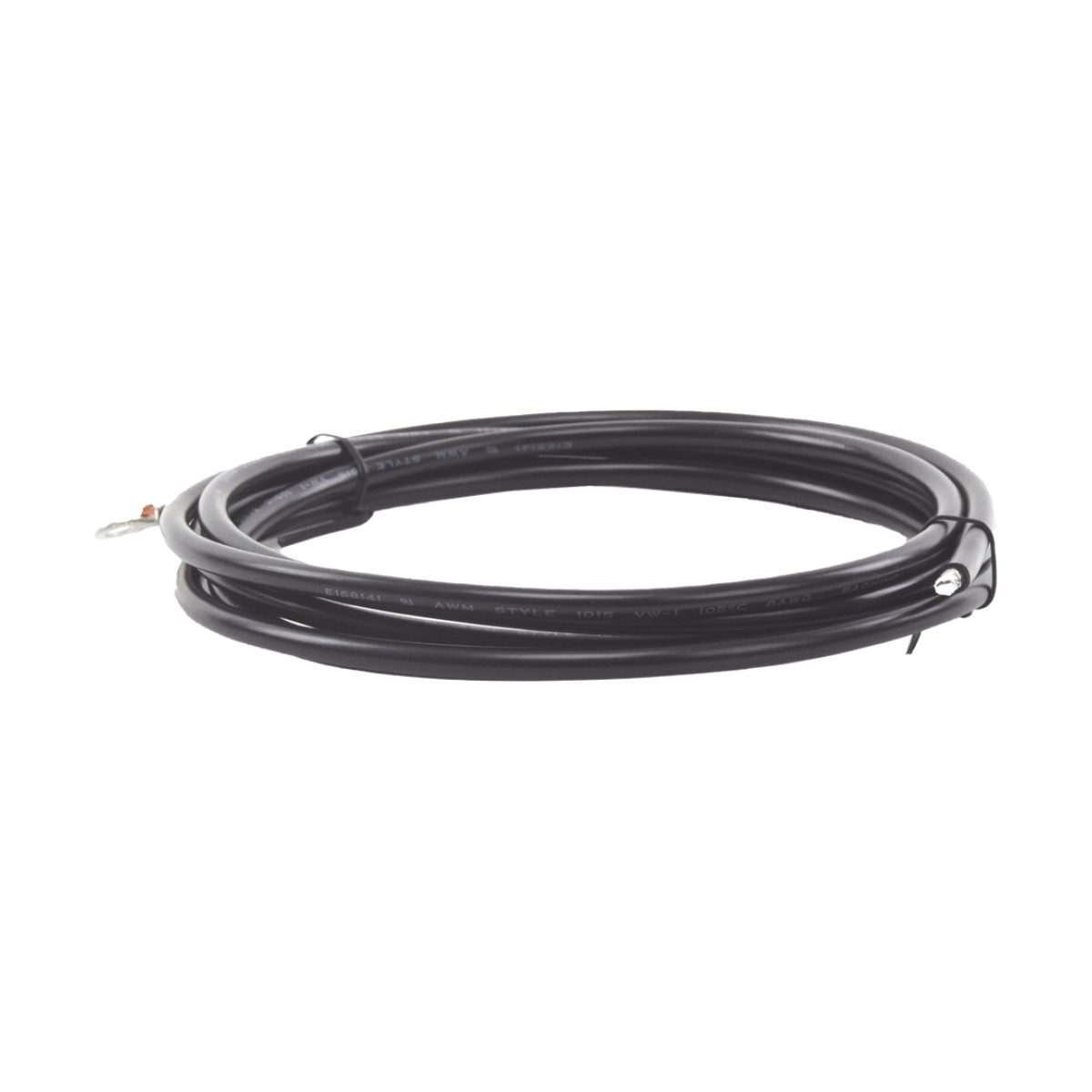 Cable para Controlador, 3.0 m, Negro, Calibre 8 AWG con Terminal de Ojo en un Extremo
