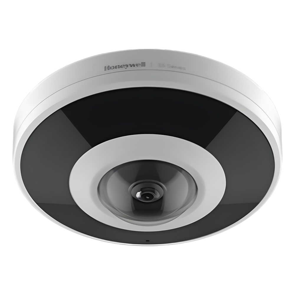 Cámara IP / Fisheye 6 MP / Visión de 180° / Múltiples Vistas Dewarping / WDR 120 dB / IR 20 m / IP67 IK10 / PoE / NDAA