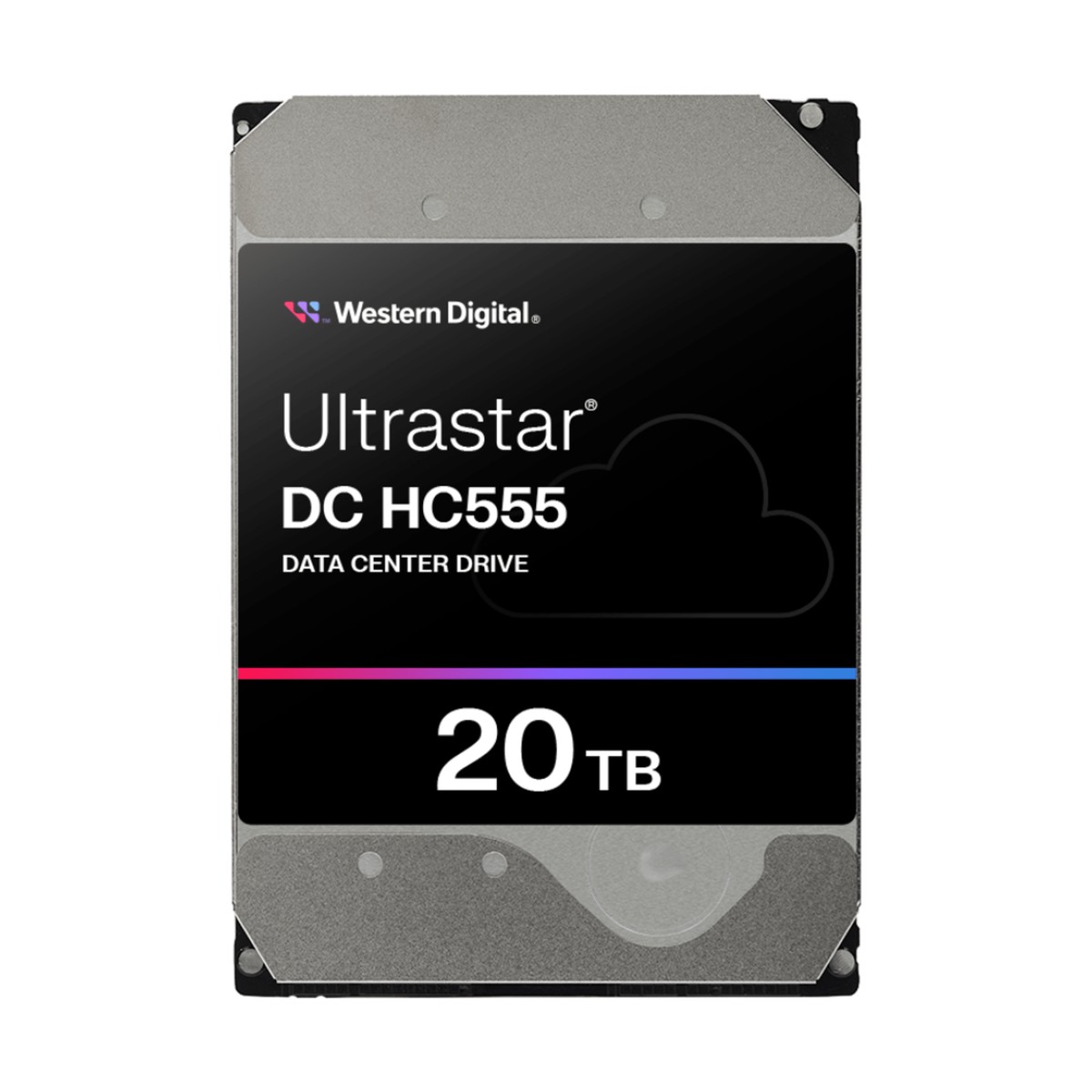 Disco Duro Empresarial WD Ultrastar HC555 / 20TB / SATA 6Gb/s / 7200 RPM / HelioSeal / ePMR / CMR