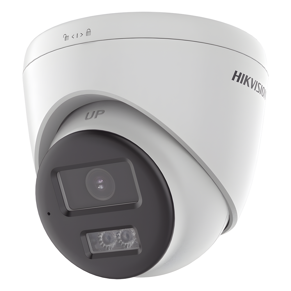 [Audio Bidireccional + Sirena & Estrobo + Dual Light + ColorVu] Turret TURBOHD 4K (8 Megapixel)  / Lente 2.8 mm / 40 mts IR EXIR + 40 mts Luz Blanca / Sirena / Micrófono y Bocina Integrado / Exterior IP67 / dWDR