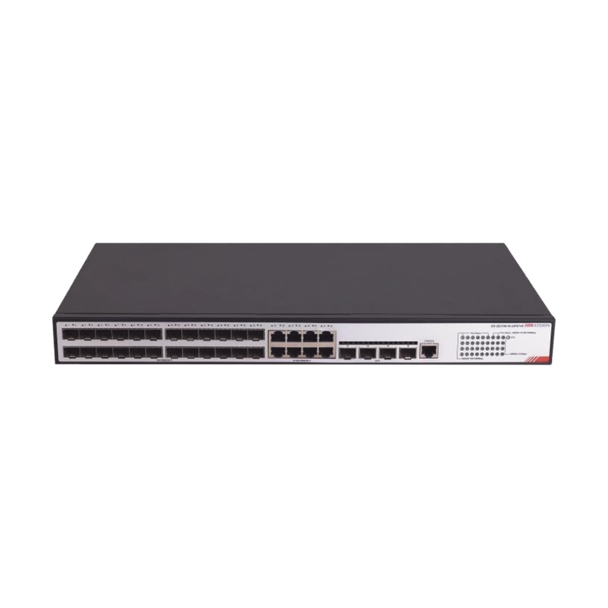 Switch Gigabit  / Administrable / 24 Puertos SFP GE / 8 Puertos RJ45 GE / 4 Puertos SFP de 10G / Configuración Nube Hik-PartnerPro / Soporta IGMP