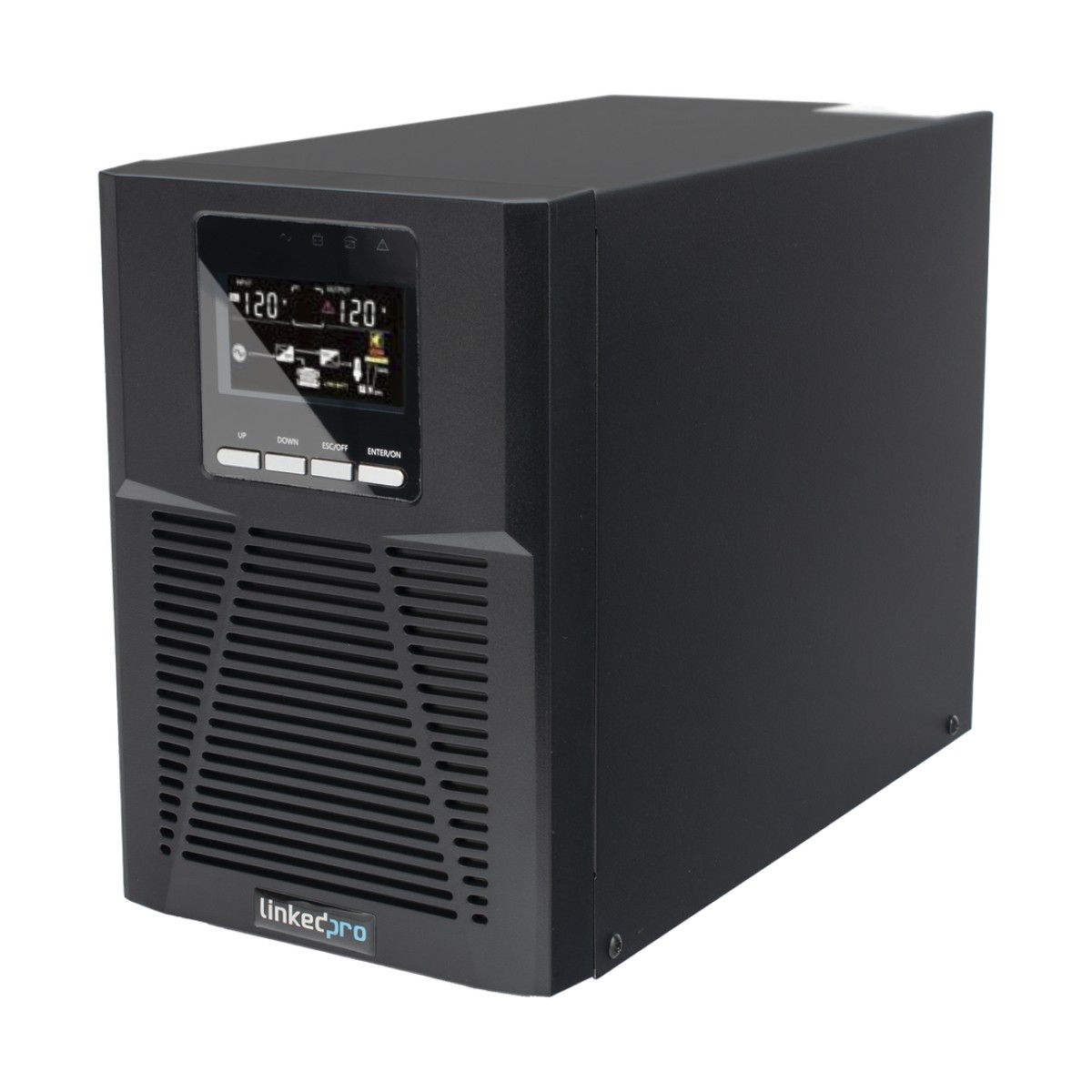 UPS 1000VA / 900W Online Doble Conversión / Rack-Torre 2U / Onda Senoidal Pura