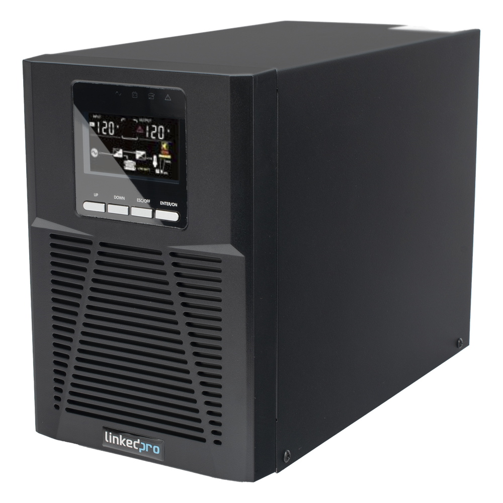 UPS 1000VA / 900W Online Doble Conversión / Rack-Torre 2U / Onda Senoidal Pura