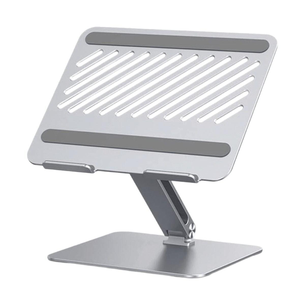 Soporte de Aluminio para Laptop | Ajustable 180° | Soporta Laptops de 10 a 17.3''| Capacidad de Carga 5Kg | Excelente Estabilidad | Diseño Para Alta Disipación de Calor | Altura y Angulo Ajustable | Plegable y Portátil.
