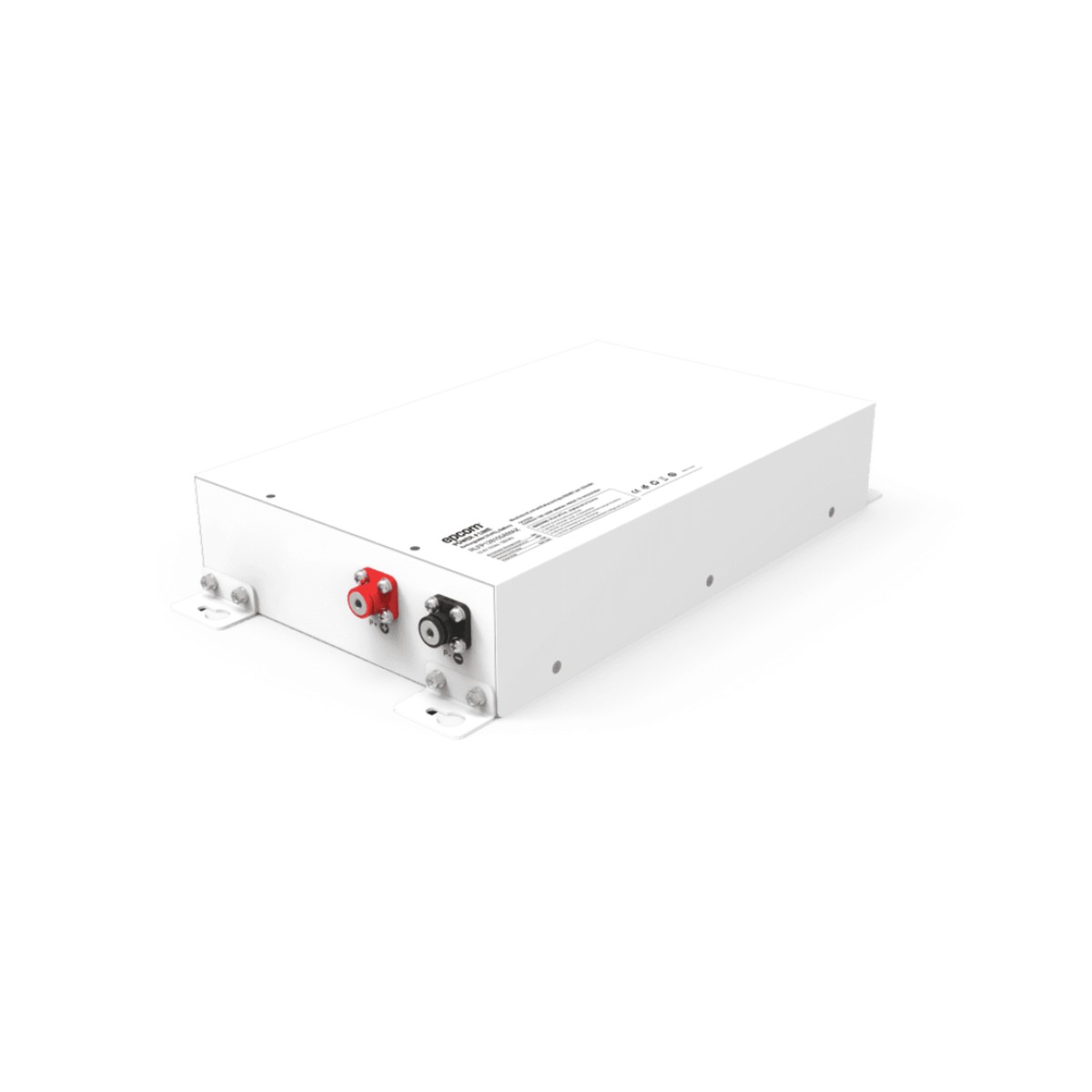 Batería de Litio LiFePO4 Ciclo Profundo / 12.8 Vcc / 100 Ah / 1280 Wh / 3500 Ciclos / Descarga Máxima 80 A / Carcasa Metálica IP30 / Montaje en Pared