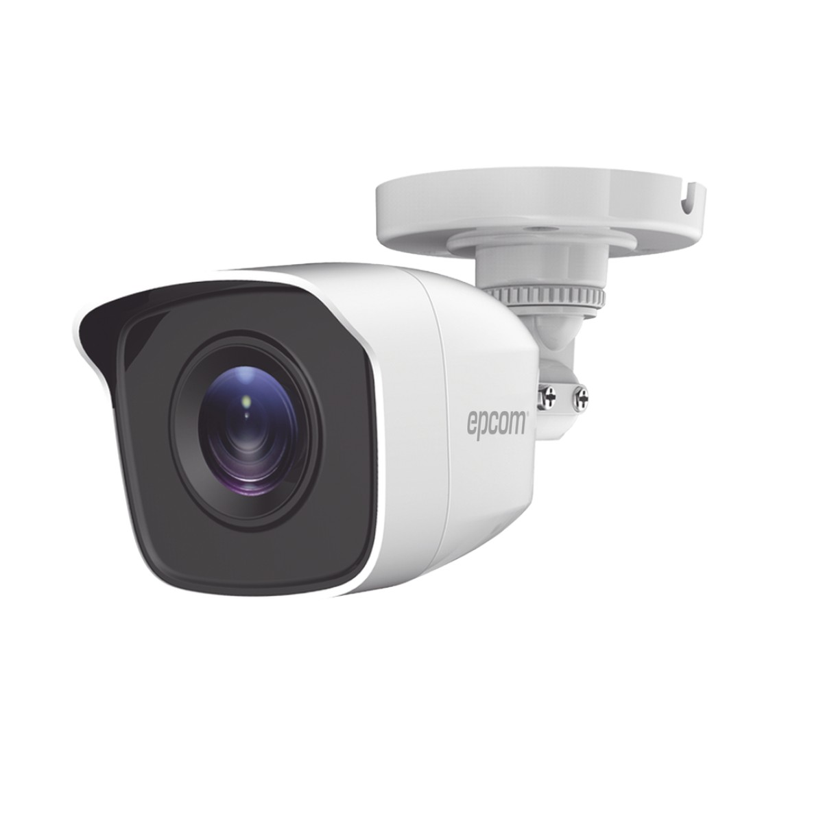 Bala TURBOHD 2 Megapíxeles (1080p) / Gran Angular 103° / Lente 2.8 mm / IR EXIR Inteligente 20 mts / Exterior IP66 / dWDR / TVI-AHD-CVI-CVBS / Policarbonato