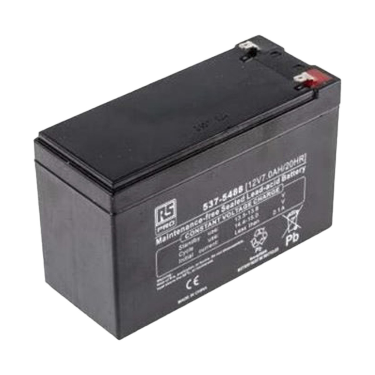 Batería de respaldo de plomo-ácido de 12 V y 7 Ah para paneles de control de acceso MAXPRO Access MPA2 y MPA4