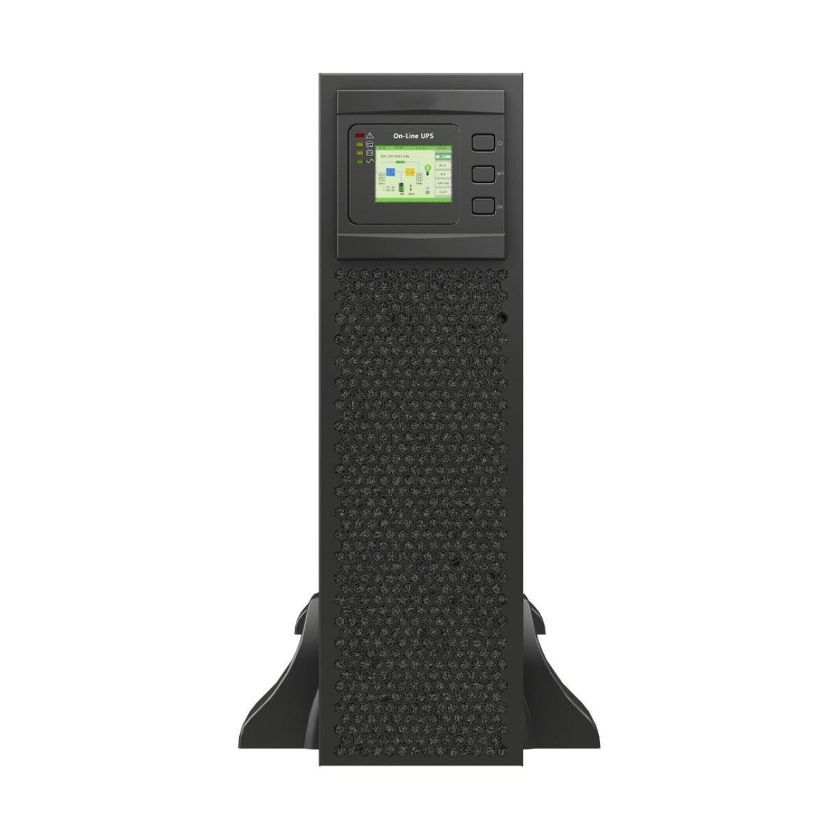 UPS de 20 KVA/20 kW, Online Doble Conversión, 220 Vac L-L de Entrada 3 Fases, Entrada Hardwired, Onda Senoidal Pura, Torre o Rack