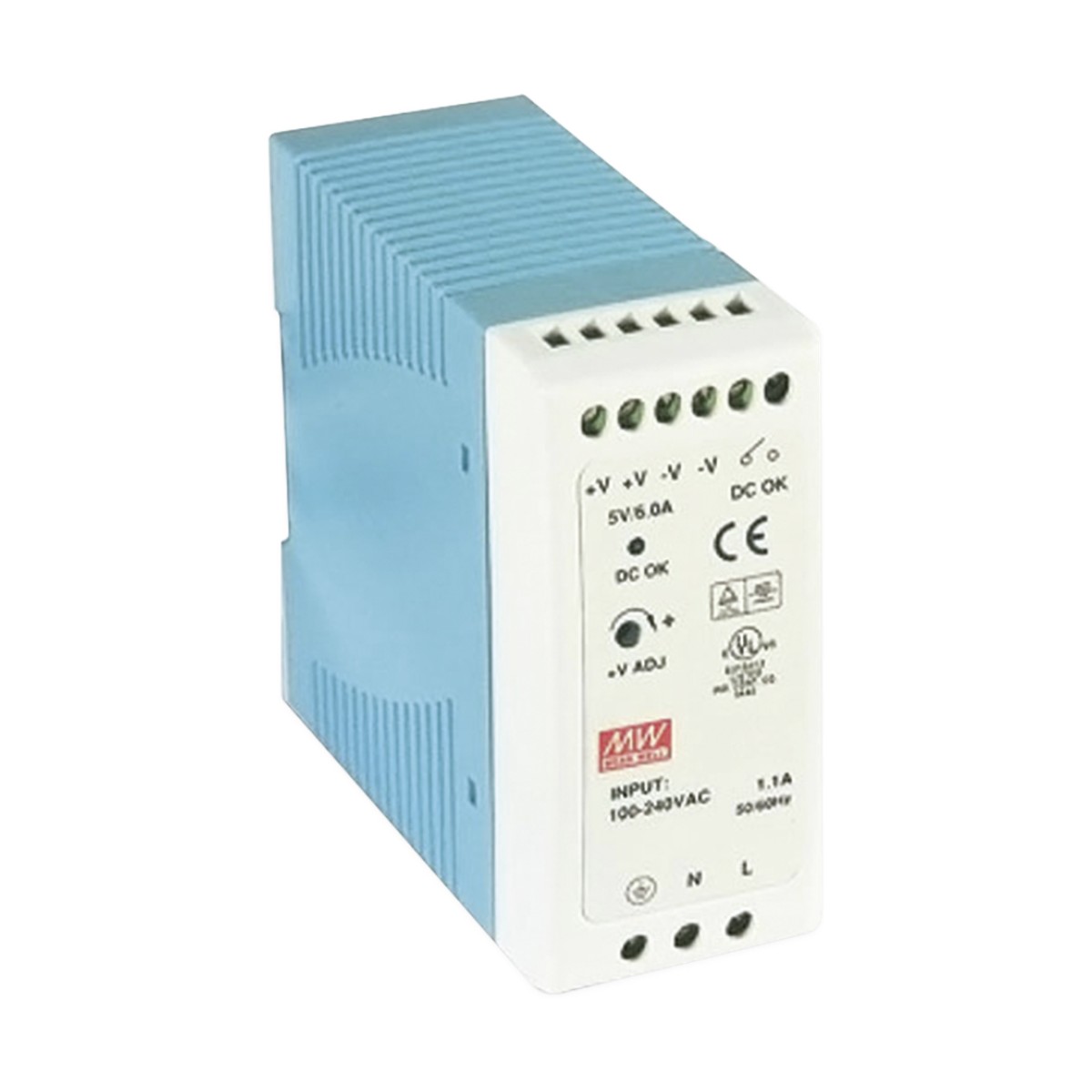 Fuente de poder Industrial Riel Din 12Vcc, 40W