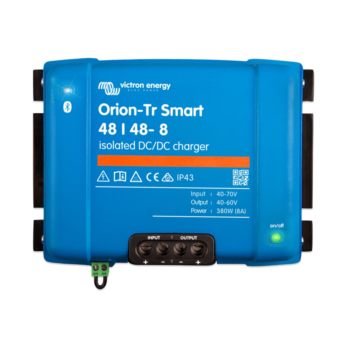 Cargador CC/CC Aislado Orion-Tr Smart / 48V a 48V, 8A / Baterías de Plomo y Litio/ IP43