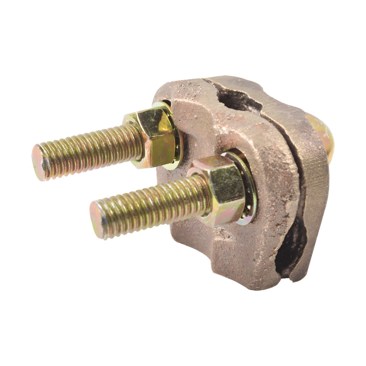 Conector Antivandalico de Varilla 3/4" a Cable Calibre 2/0 (Doble cero) a 350 Kcm.