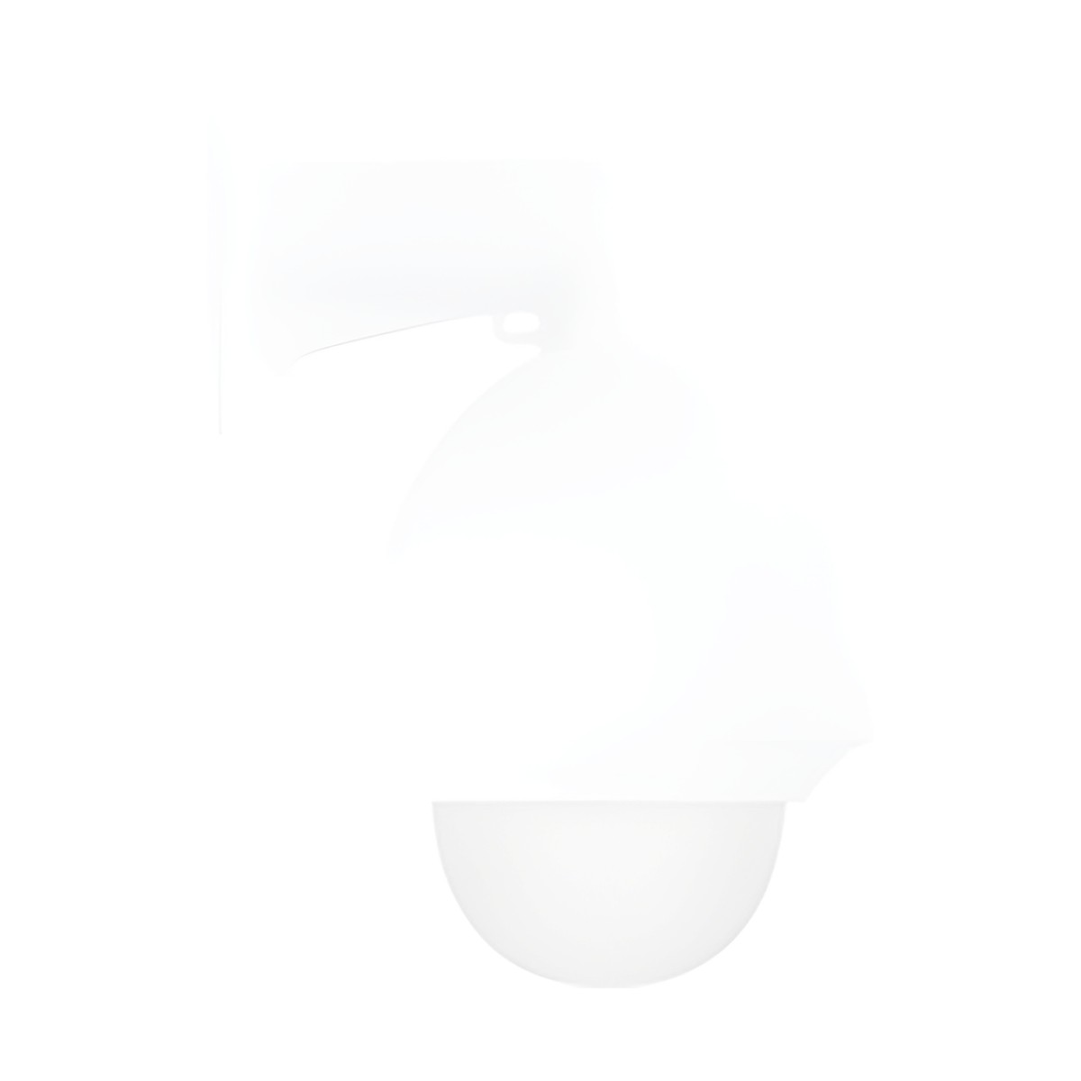 Burbuja Transparente para Domos de 4 " / Compatible con PTZ IP o TURBOHD / HIKVISION / epcom / Soporta IP66 / IK10