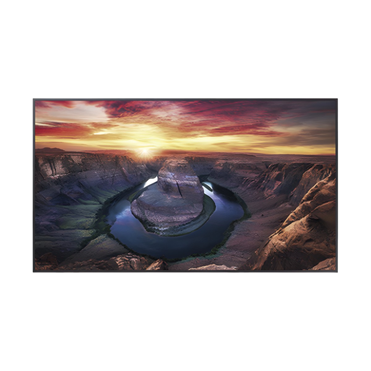 Pantalla Profesional LED de 50", UHD 4K (3840x2160p), Entradas de Video HDMI/DisplayPort / USO 24/7 / Compatible VESA / Compatible con software MagicInfo