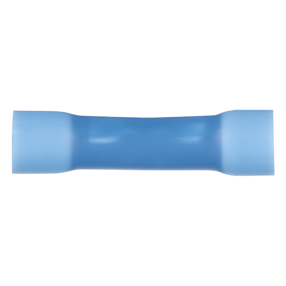 Conector de Empalme a Tope, Para Cables de 16 a 14 AWG, De Vinilo Aislado, Color Azul, Paquete de 50 Piezas