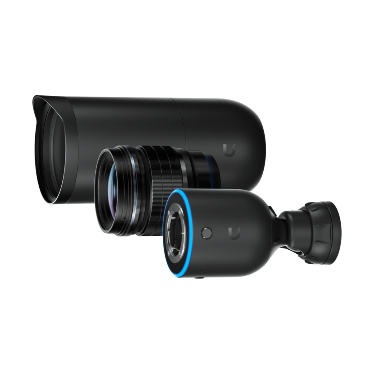 UniFi Protect AI DSLR Long Distance – Cámara 4K PoE+ para Interior/Exterior con Sensor de Alta Sensibilidad, Lente Fija de larga distancia de 45 mm y Analítica Avanzada por IA