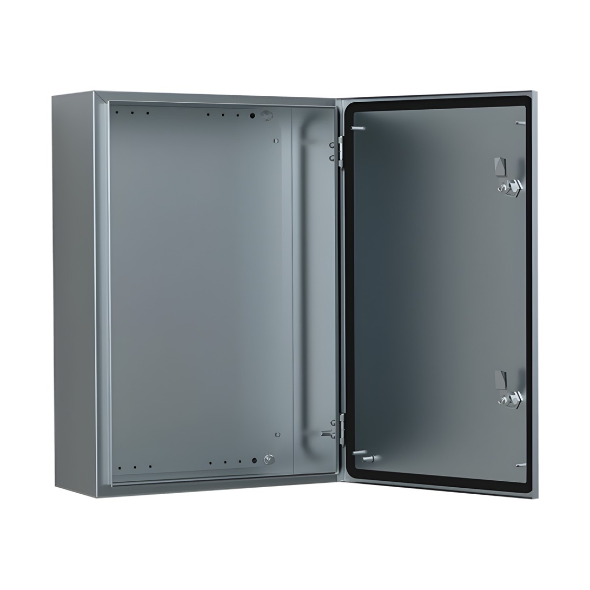 Gabinete de Acero Inoxidable 304L ASR IP66 800x800x300 mm / 2 Cerraduras / Montaje Placa 2 mm