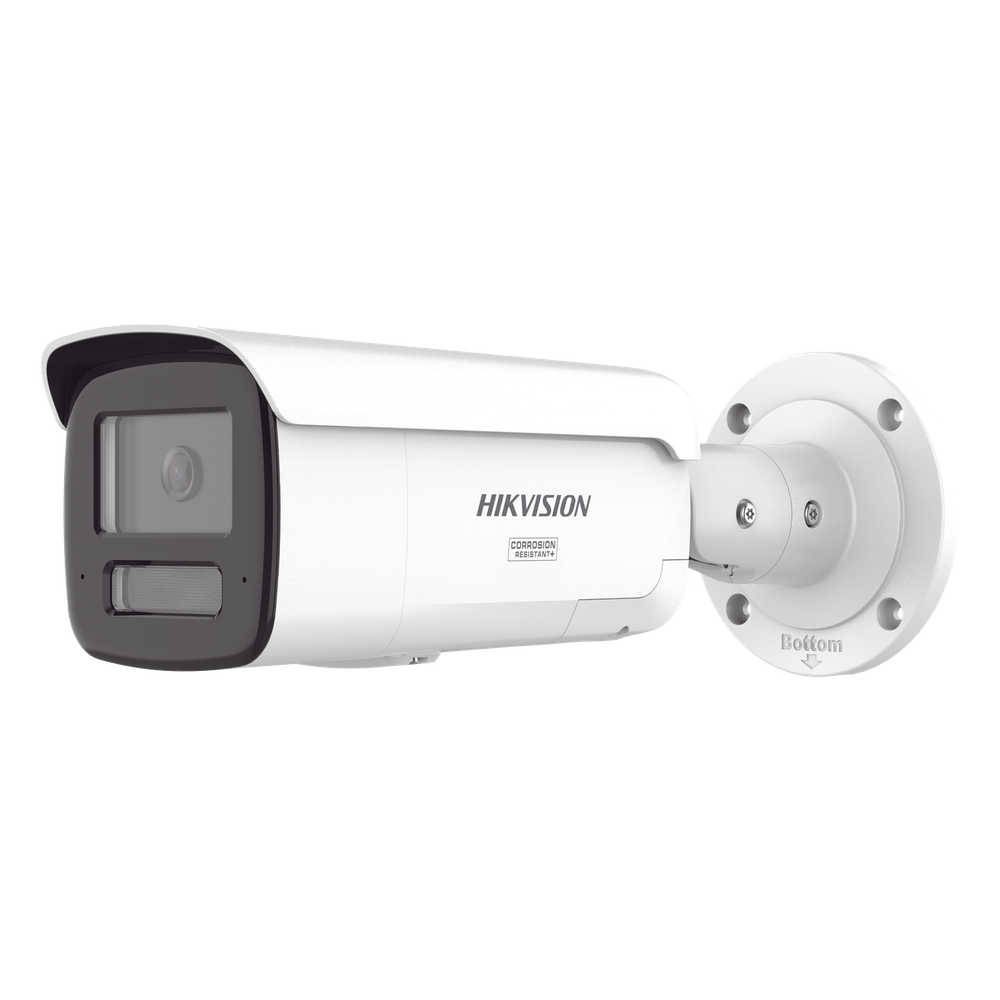 [Dual Light + ColorVu 3.0 + HikAI] Bala IP 4 Megapixel / Lente 4 mm / 60 mts IR + Luz Blanca / Exterior IP67 / WDR 130 dB / ACUSENSE 3.0 / Metal / NEMA 4X / ACUSEEK