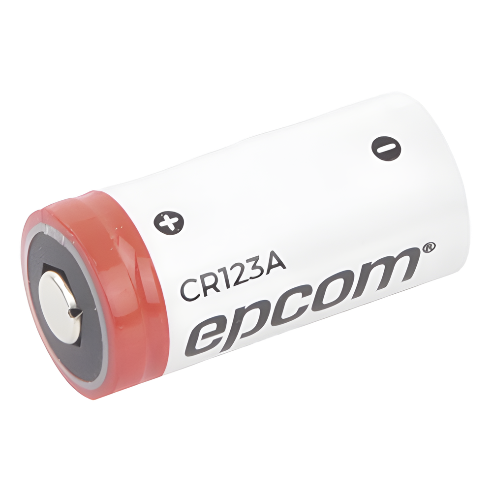 Batería de Litio CR123A / 3V / 1300 mAh / No Recargable / Acero Inoxidable / Operación -40°C a +60°C