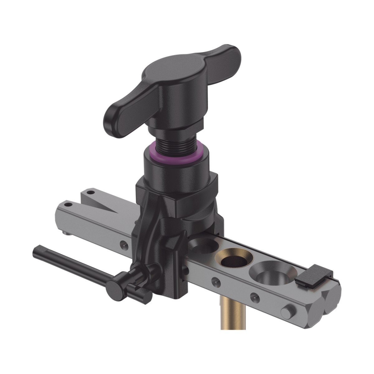 Herramienta de Abocardado Cónico Excéntrico HFT6 / Para Tubos 1/4" a 3/4" / Mango Giratorio Cómodo / Cuerpo de Aluminio / Calibrador Lateral / Abocardado Preciso / Ligera 0.93 kg
