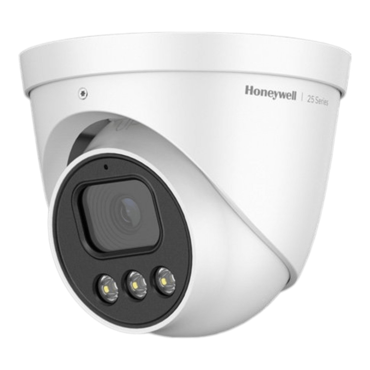 Cámara Turret IP / 2 MP / Lente Fijo 2.8 mm / Color 24/7 Dual-Light 30 m / WDR 80 dB / IP66 IK10 / PoE / NDAA