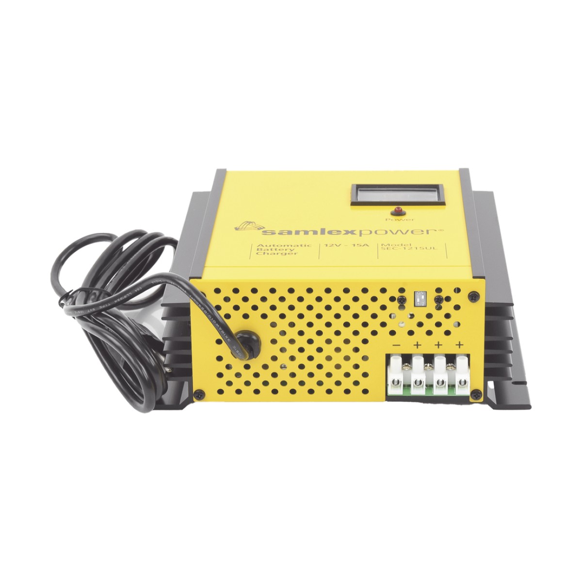 Cargador de Baterías de Plomo Ácido 12 Volts, 15 A / Bancos de 100 a 200 Ah