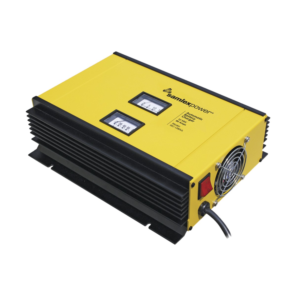 Cargador para Baterías SAMLEX 12V, 80 A / Bancos de 750 a 850 Ah / (Bajo pedido)