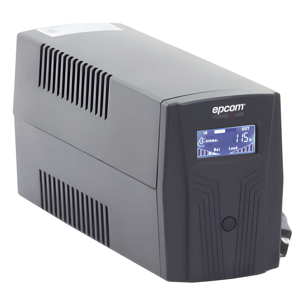 UPS de 600VA/360W / Protección contra Descarga, Sobretensión y Picos Transitorios / Entrada y Salida 120 Vca / Clavija NEMA 5-15P / 4 Tomas NEMA 5-15R